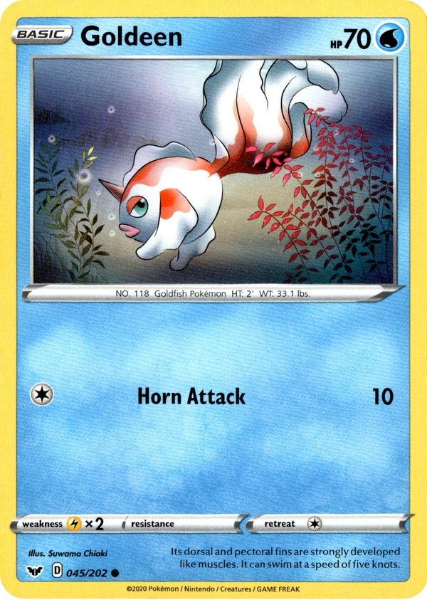 Goldeen - 45/202 - Sword & Shield - Card Cavern