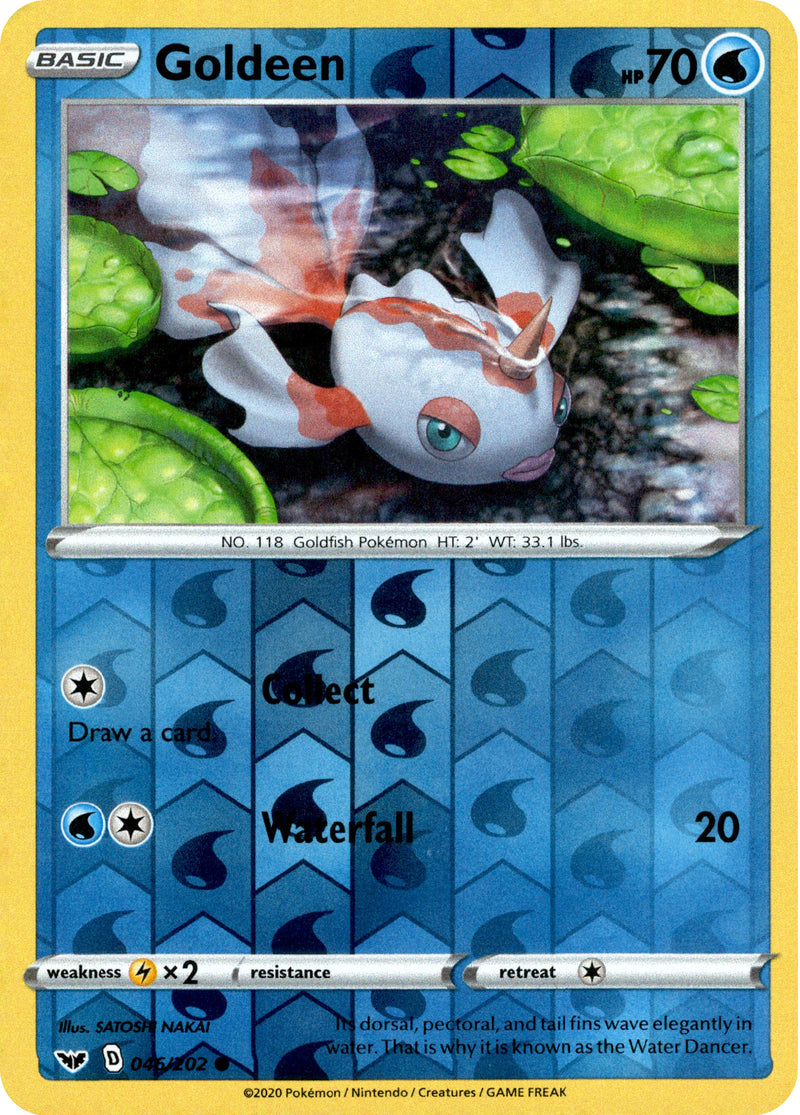 Goldeen - 46/202 - Sword & Shield - Reverse Holo - Card Cavern