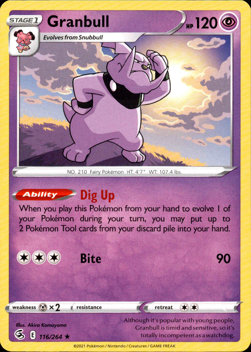 Granbull - 116/264 - Fusion Strike - Card Cavern