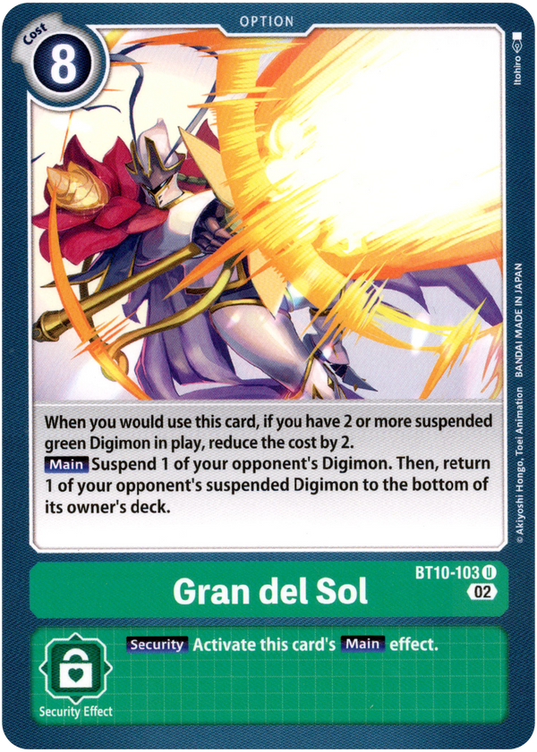 Gran del Sol - BT10-103 U - Xros Encounter - Card Cavern