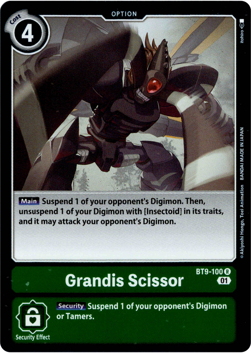 Grandis Scissor - BT9-100 R - X Record - Foil - Card Cavern