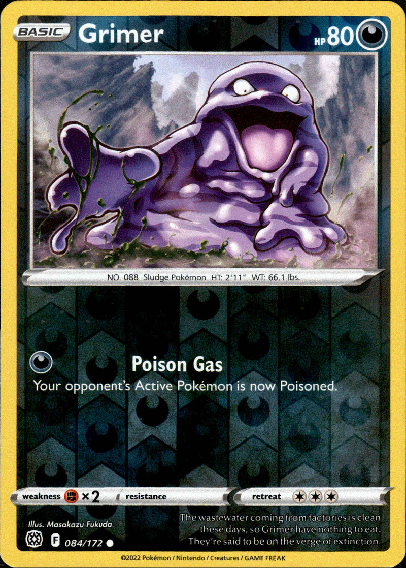 Grimer - 084/172 - Brilliant Stars - Reverse Holo - Card Cavern