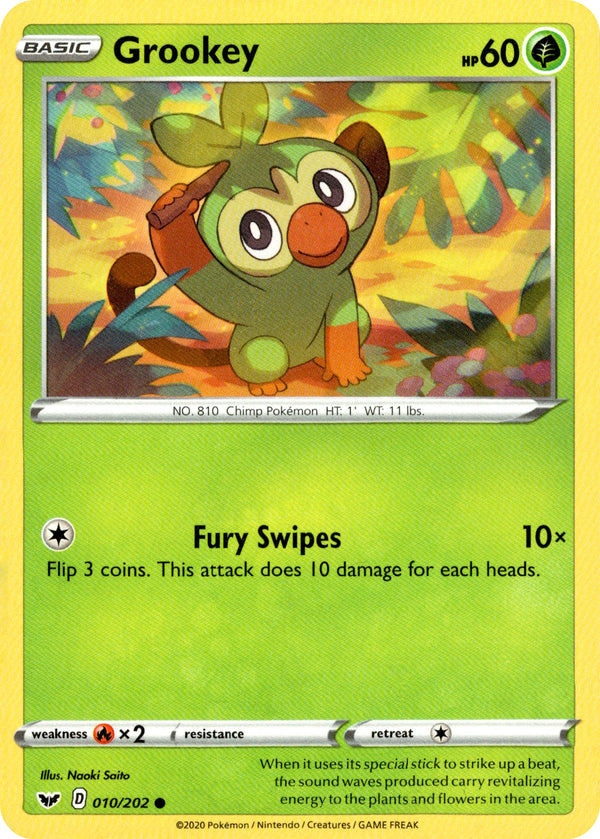 Grookey - 10/20 - Sword & Shield - Card Cavern