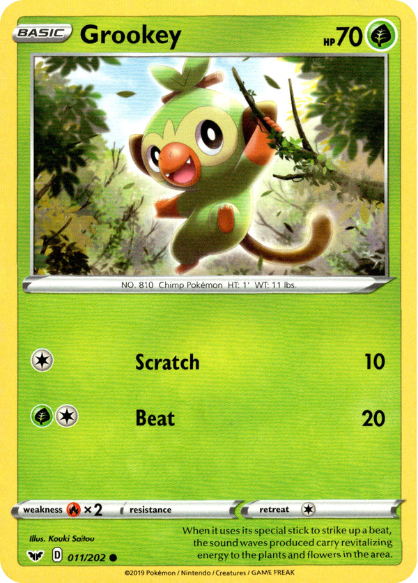 Grookey - 11/202 - Sword & Shield - Card Cavern