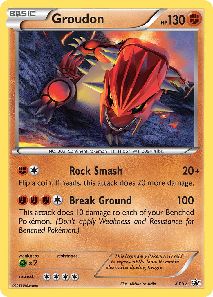 Groudon - XY52 - XY Promo - Card Cavern