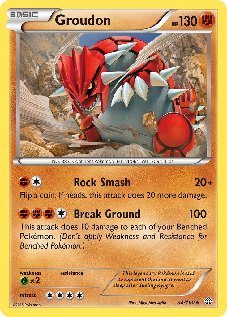 Groudon - 84/160 - Primal Clash - Card Cavern