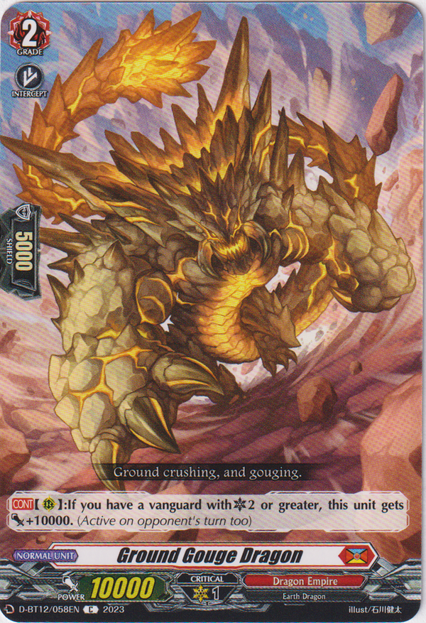 Ground Gouge Dragon - D-BT12/058EN - Evenfall Onslaught - Card Cavern