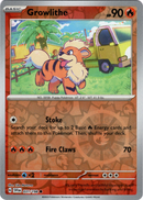 Growlithe - 031/198 - Scarlet & Violet - Reverse Holo - Card Cavern