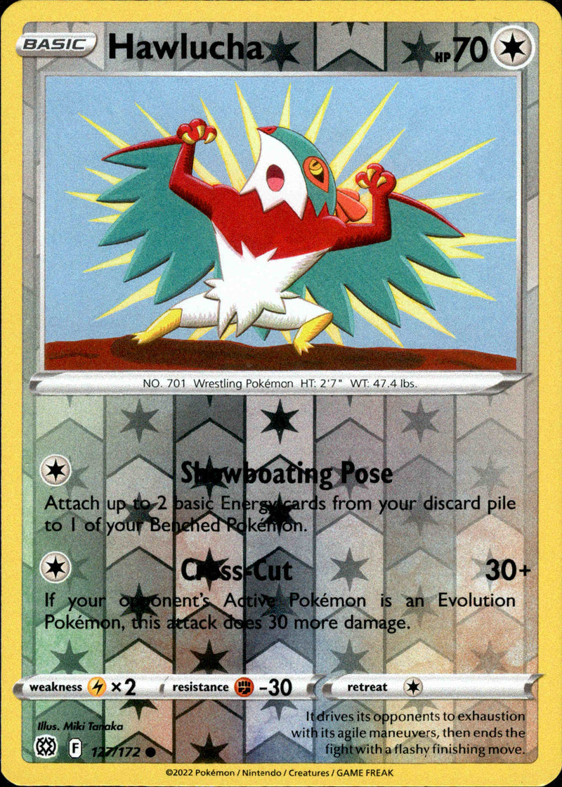 Hawlucha - 127/172 - Brilliant Stars - Reverse Holo - Card Cavern