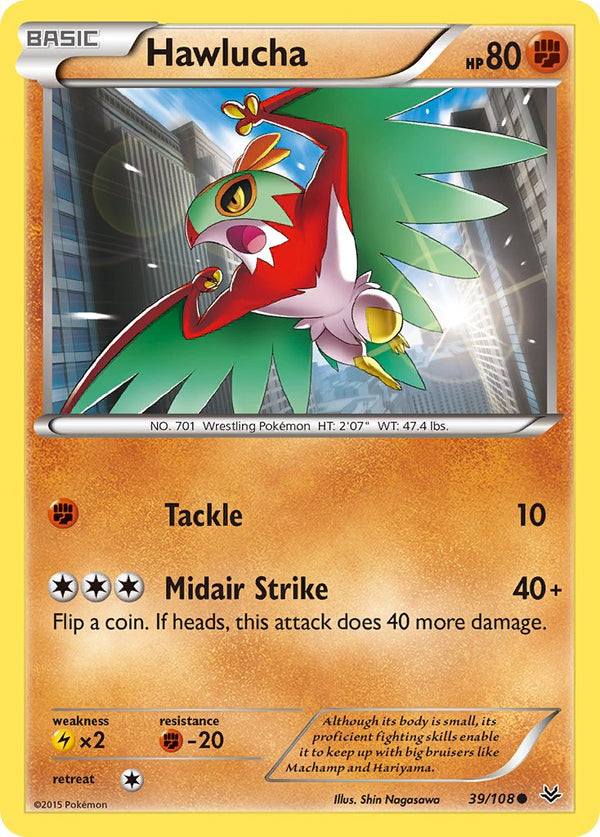 Hawlucha - 39/108 - Roaring Skies - Card Cavern