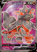 Hisuian Arcanine V Full Art - 179/195 - Silver Tempest - Card Cavern