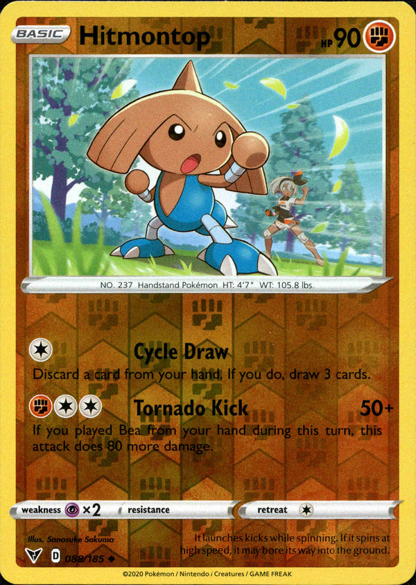 Hitmontop - 088/185 - Vivid Voltage - Reverse Holo - Card Cavern