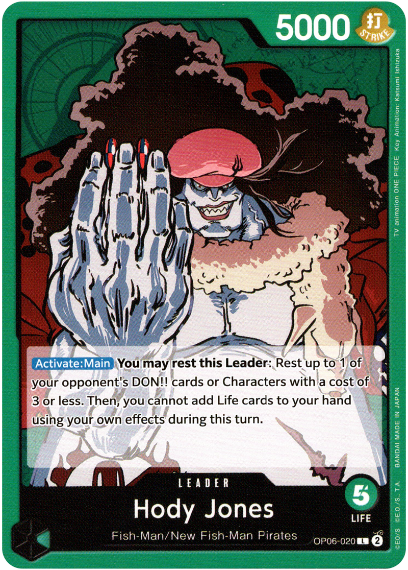 Hody Jones (020) - OP06-020L - Wings of the Captain - Card Cavern