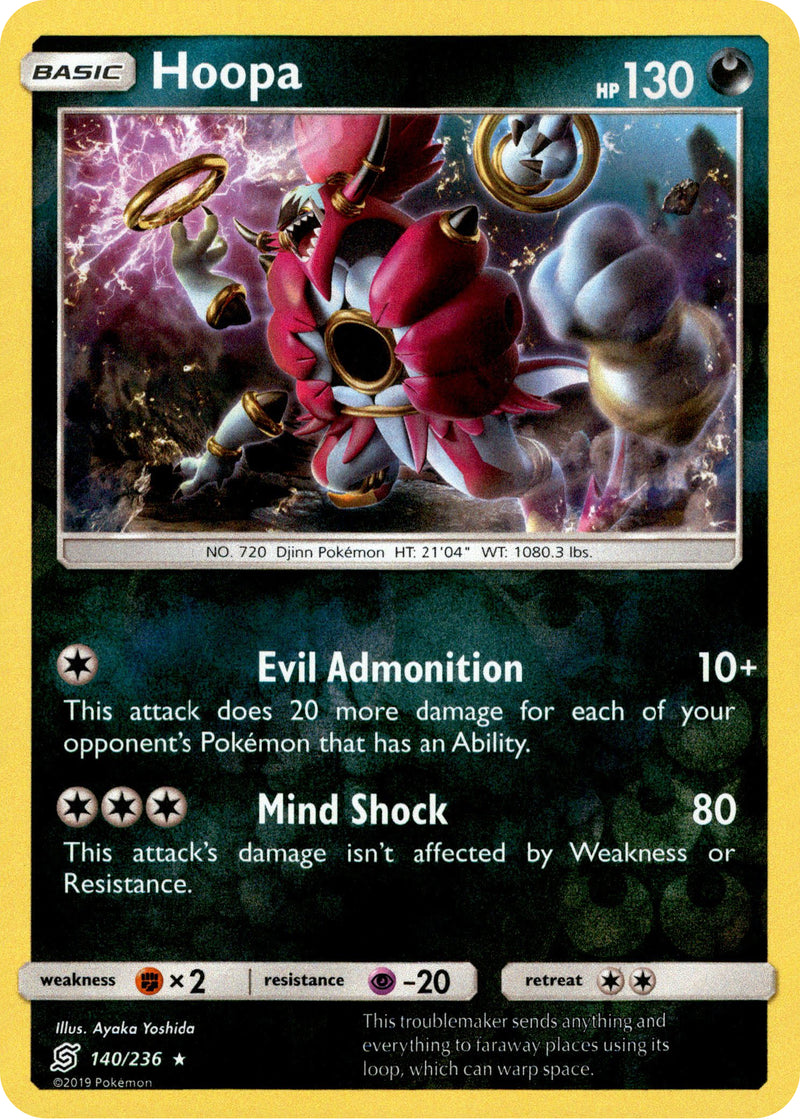 Hoopa - 140/236 - Unified Minds - Reverse Holo - Card Cavern