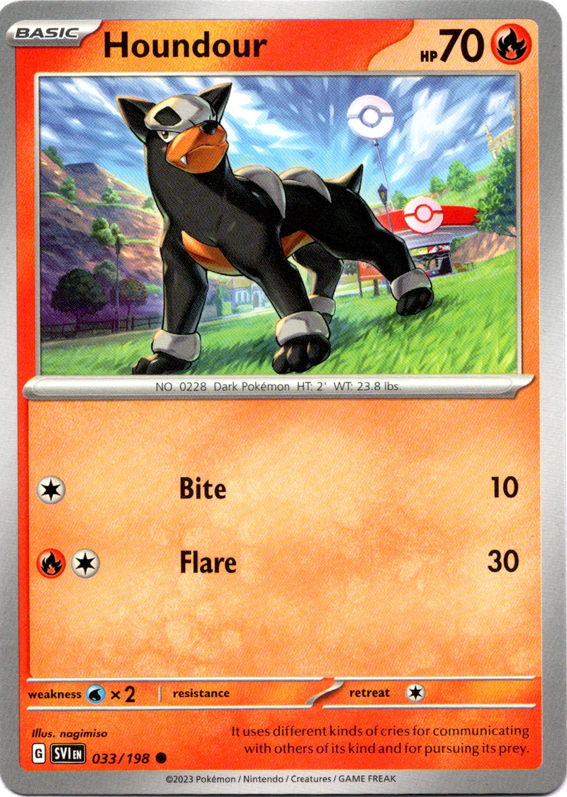 Houndour - 033/198 - Scarlet & Violet - Card Cavern