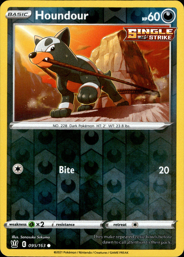 Houndour - 095/163 - Battle Styles - Reverse Holo - Card Cavern