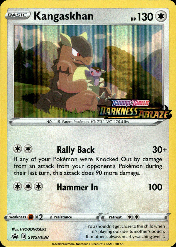 Kangaskhan Prerelease - SWSH038 - Sword & Shield Promo - Card Cavern