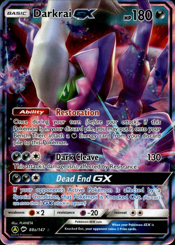 Darkrai GX - 88a/147 - Alternate Art Promo - Card Cavern