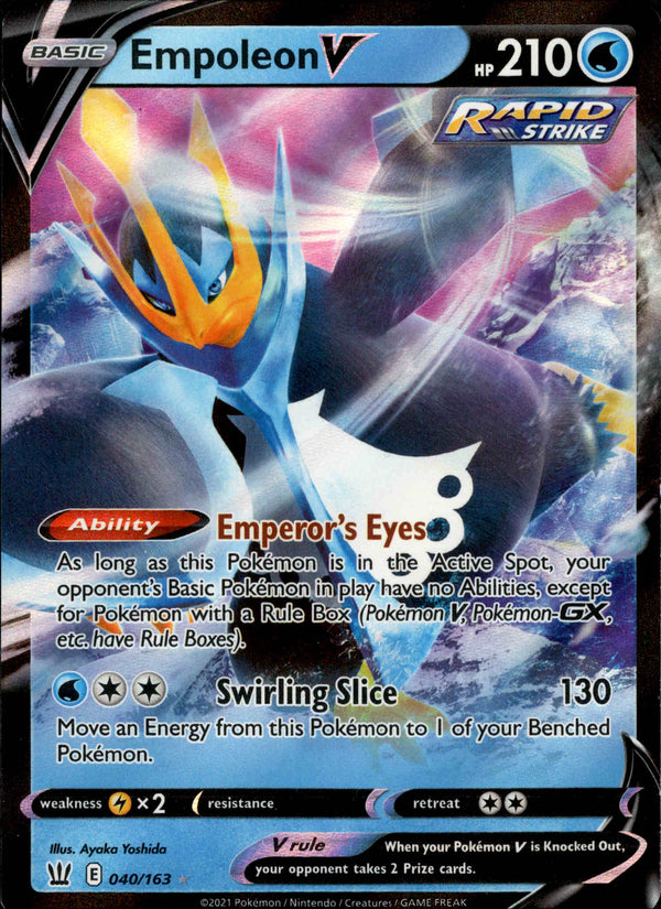 Empoleon V - 040/163 - Battle Styles - Card Cavern