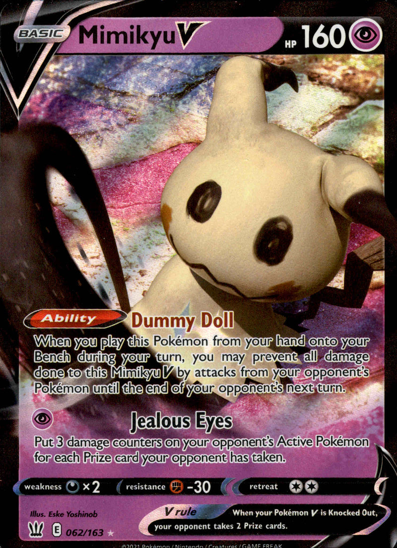 Mimikyu V - 062/163 - Battle Styles - Card Cavern