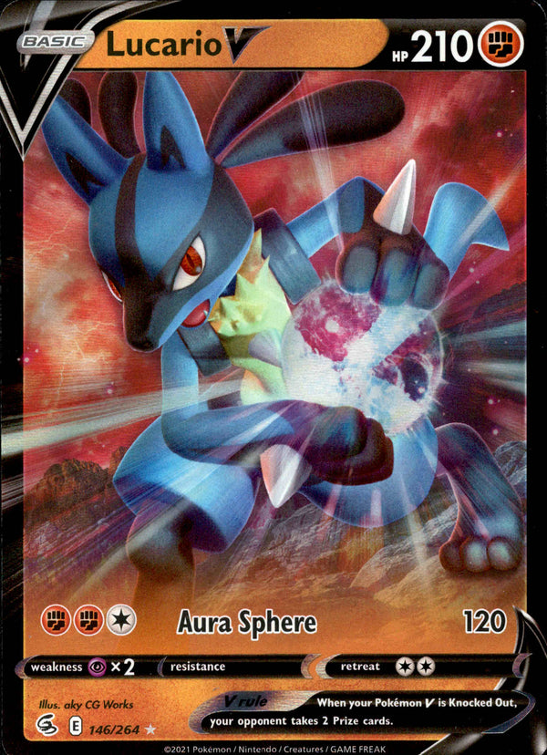 Lucario V - 146/264 - Fusion Strike - Card Cavern