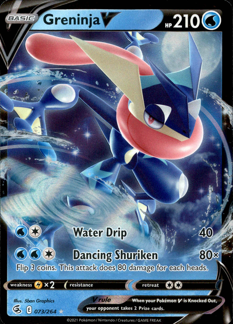 Greninja V - 073/264 - Fusion Strike - Card Cavern