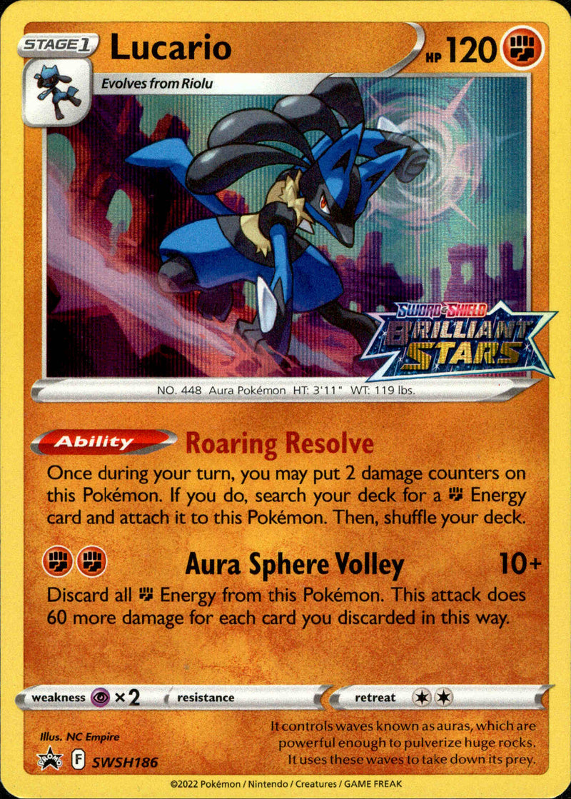 Lucario - SWSH186 - Sword & Shield Promo - Card Cavern