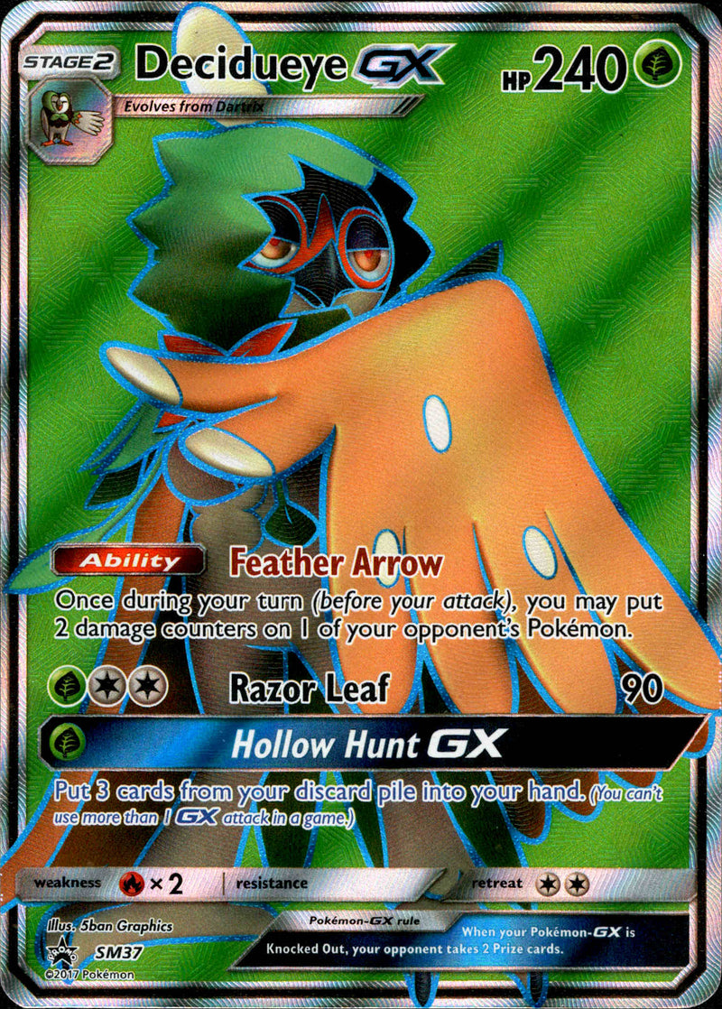 Decidueye GX Full Art - SM37 - Sun & Moon Promo - Card Cavern