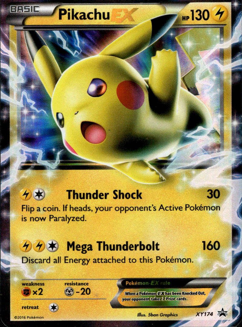 Pikachu EX - XY174 - XY Promo - Card Cavern