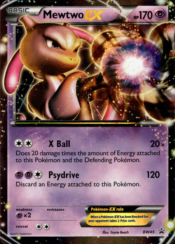 Mewtwo EX - BW45 - Black and White Promo - Card Cavern