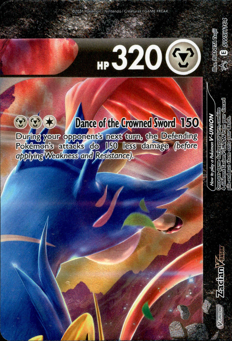 Zacian V-Union (TOP RIGHT) - SWSH164 - Sword & Shield Promo - Card Cavern