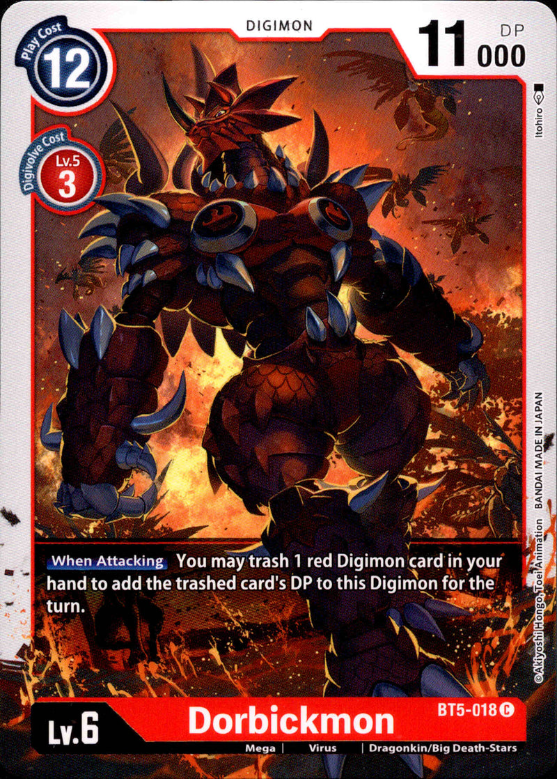 Dorbickmon - BT5-018 - Battle Of Omni - Card Cavern