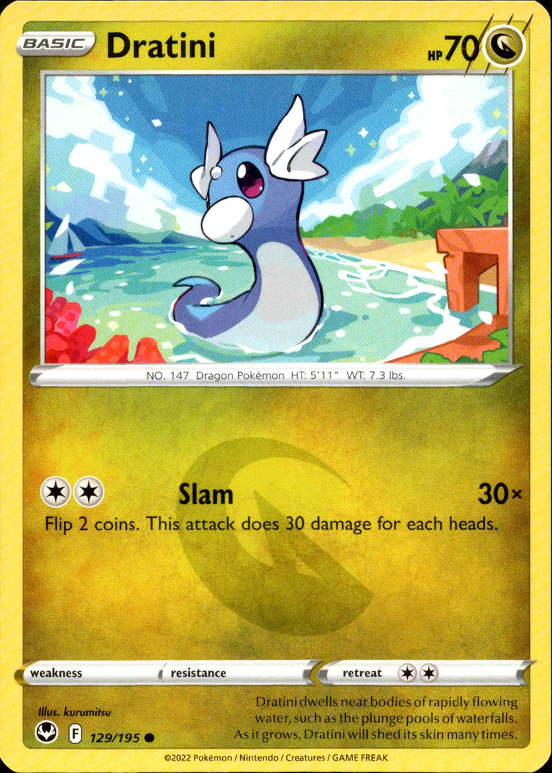 Dratini - 129/195 - Silver Tempest - Card Cavern