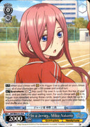 In a Jersey, Miku Nakano - 5HY/W83-E110 - The Quintessential Quintuplets - Card Cavern