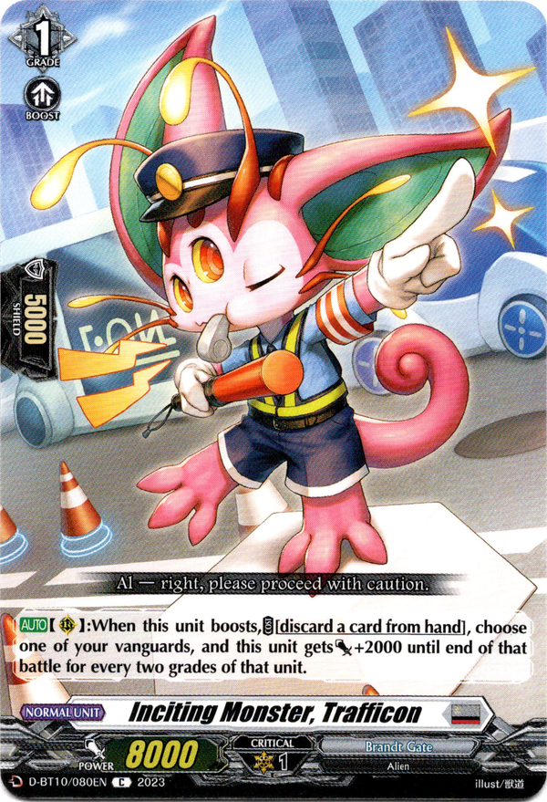 Inciting Monster, Trafficon - D-BT10/080EN - Dragon Masquerade - Card Cavern