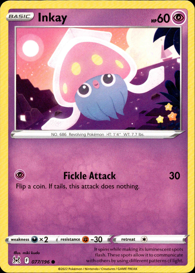 Inkay - 077/196 - Lost Origin - Card Cavern