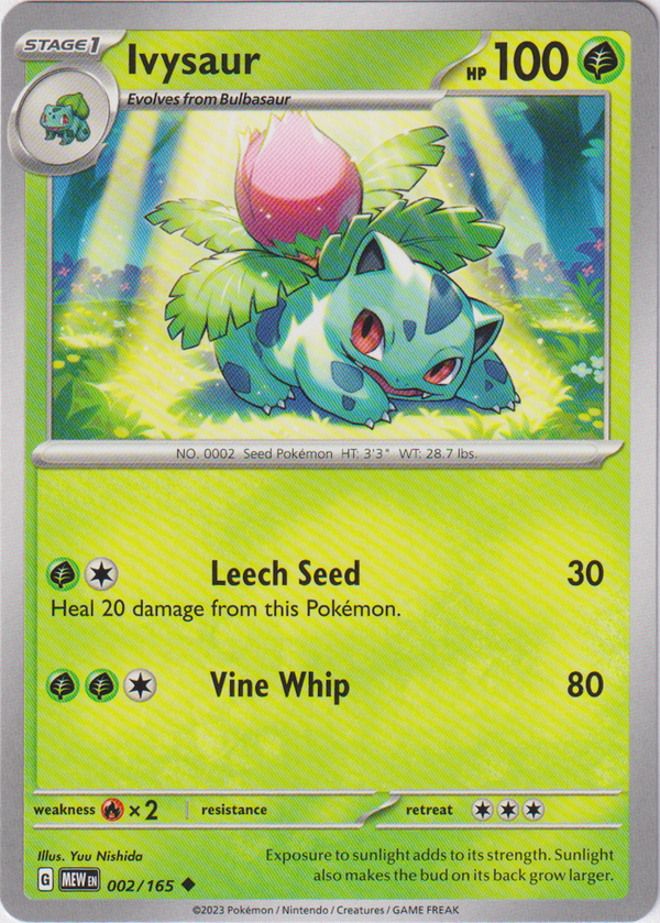 Ivysaur - 002/165 - Scarlet & Violet 151 - Card Cavern