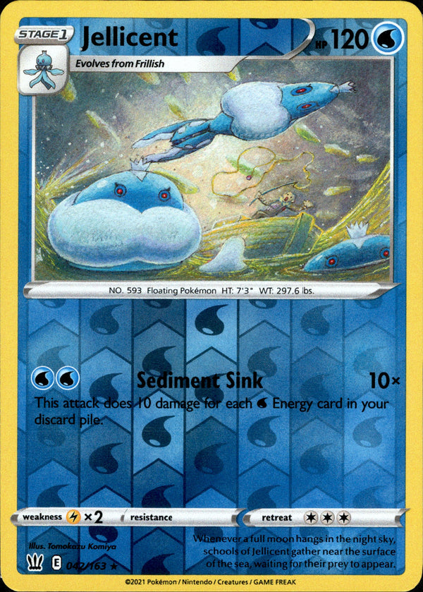 Jellicent - 042/163 - Battle Styles - Reverse Holo - Card Cavern