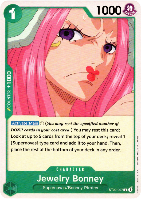 Jewelry Bonney - ST02-007 C - Starter Deck - Card Cavern