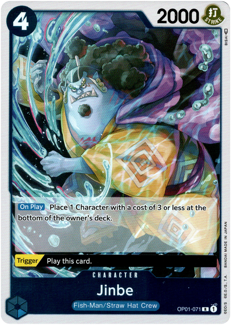 Jinbe - OP01-071 R - Romance Dawn - Foil - Card Cavern