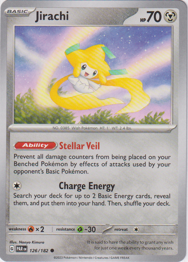 Jirachi - 126/182 - Paradox Rift - Card Cavern