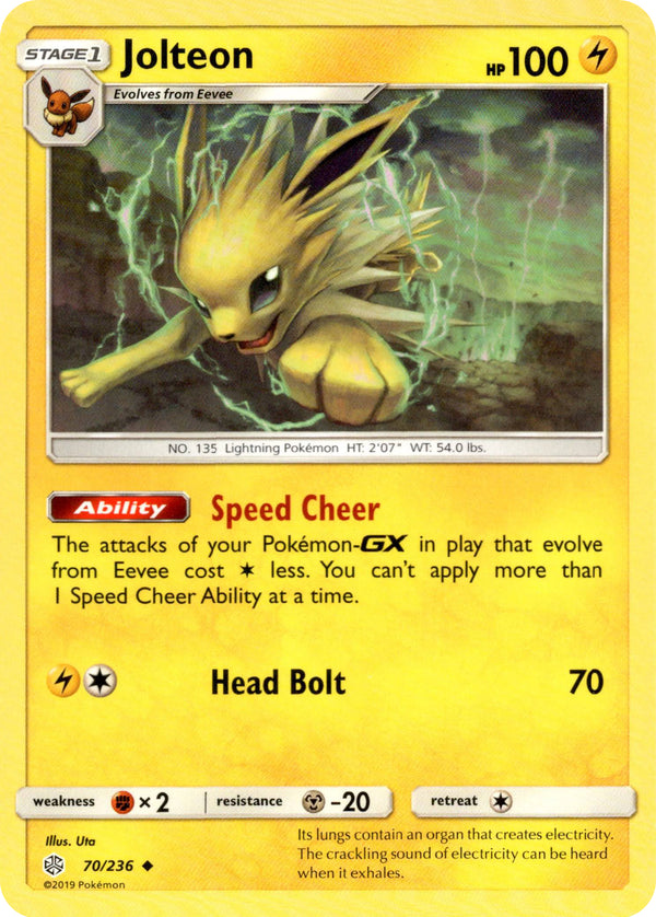 Jolteon - 70/236 - Cosmic Eclipse - Card Cavern