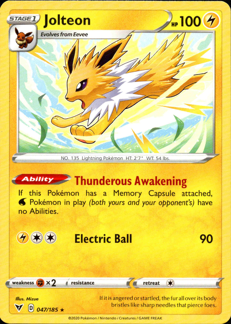 Jolteon - 047/185 - Vivid Voltage - Card Cavern