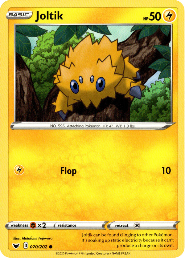 Joltik - 70/202 - Sword & Shield - Card Cavern