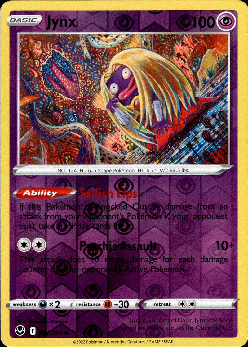 Jynx - 062/195 - Silver Tempest - Reverse Holo - Card Cavern