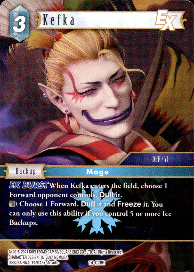 Kefka - 14-026R - Opus XIV - Card Cavern