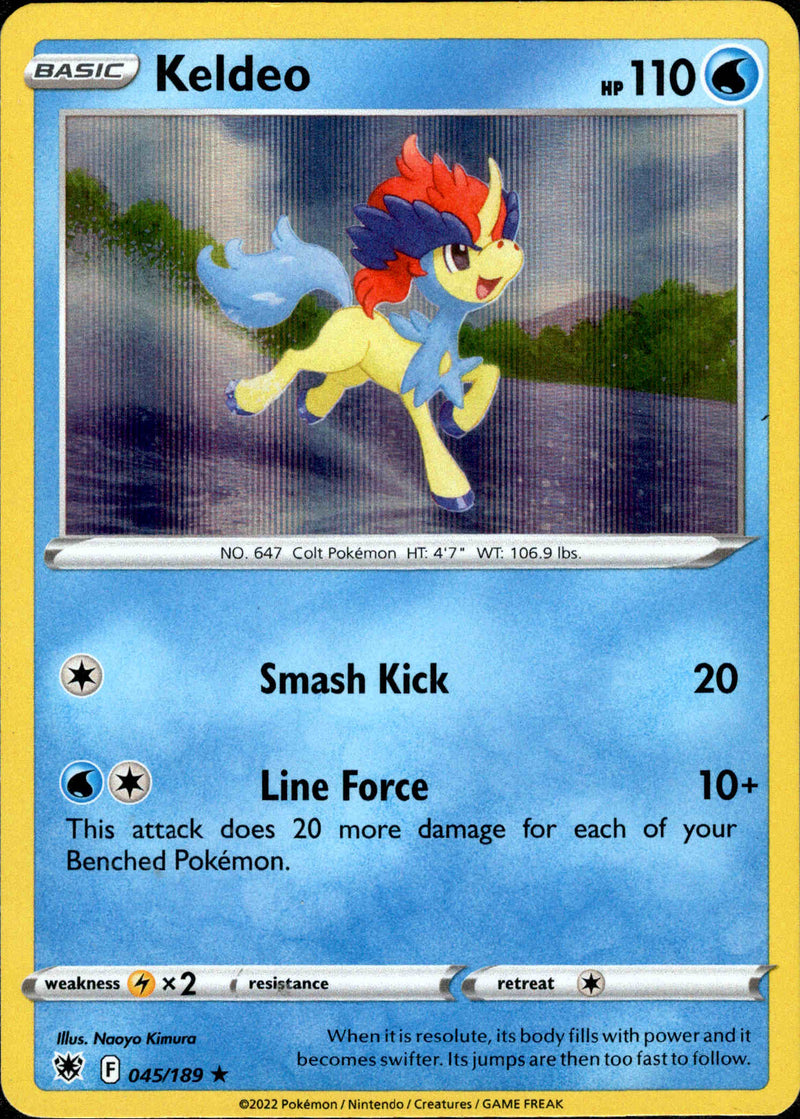 Keldeo - 045/189 - Astral Radiance - Holo - Card Cavern