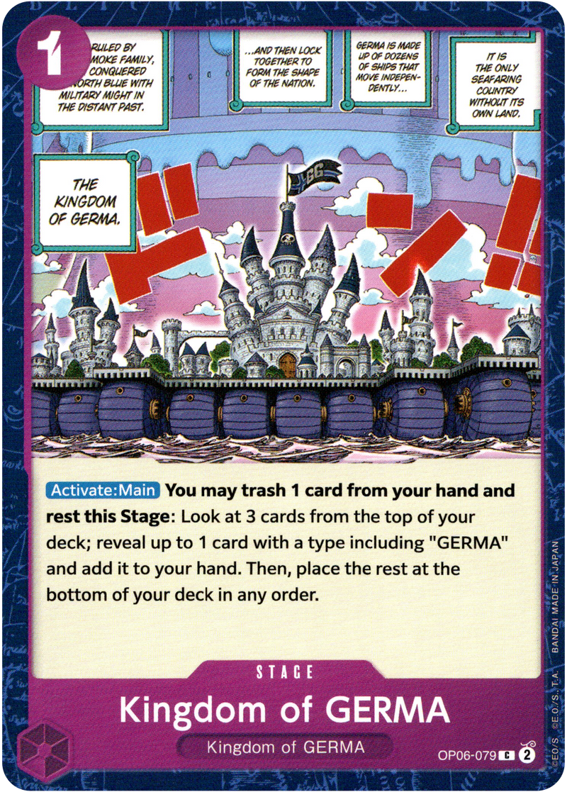 Kingdom of GERMA - OP06-079C - Wings of the Captain - Card Cavern