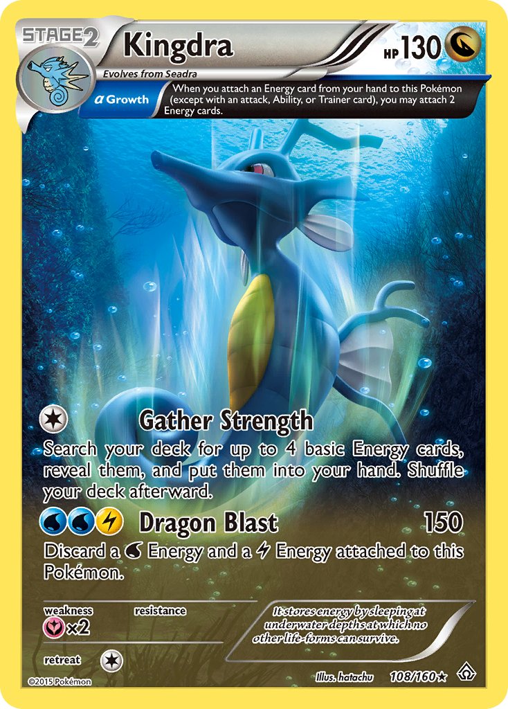 Kingdra - 108/160 - Primal Clash - Holo - Card Cavern