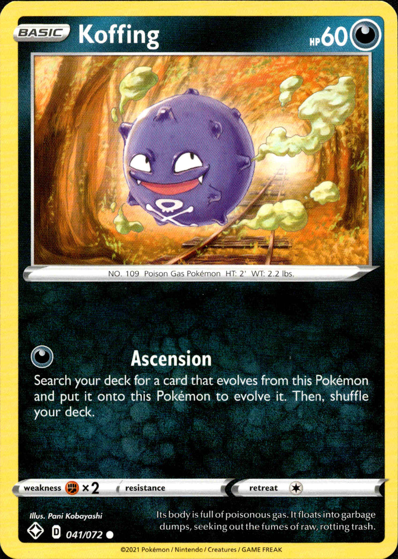 Koffing - 041/072 - Shining Fates - Card Cavern